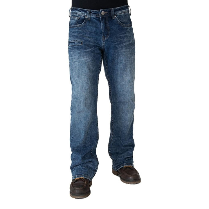 B. Tuff Western Jeans Mens B. Cruzn Bootcut Light Wash MBCRZN Image 1