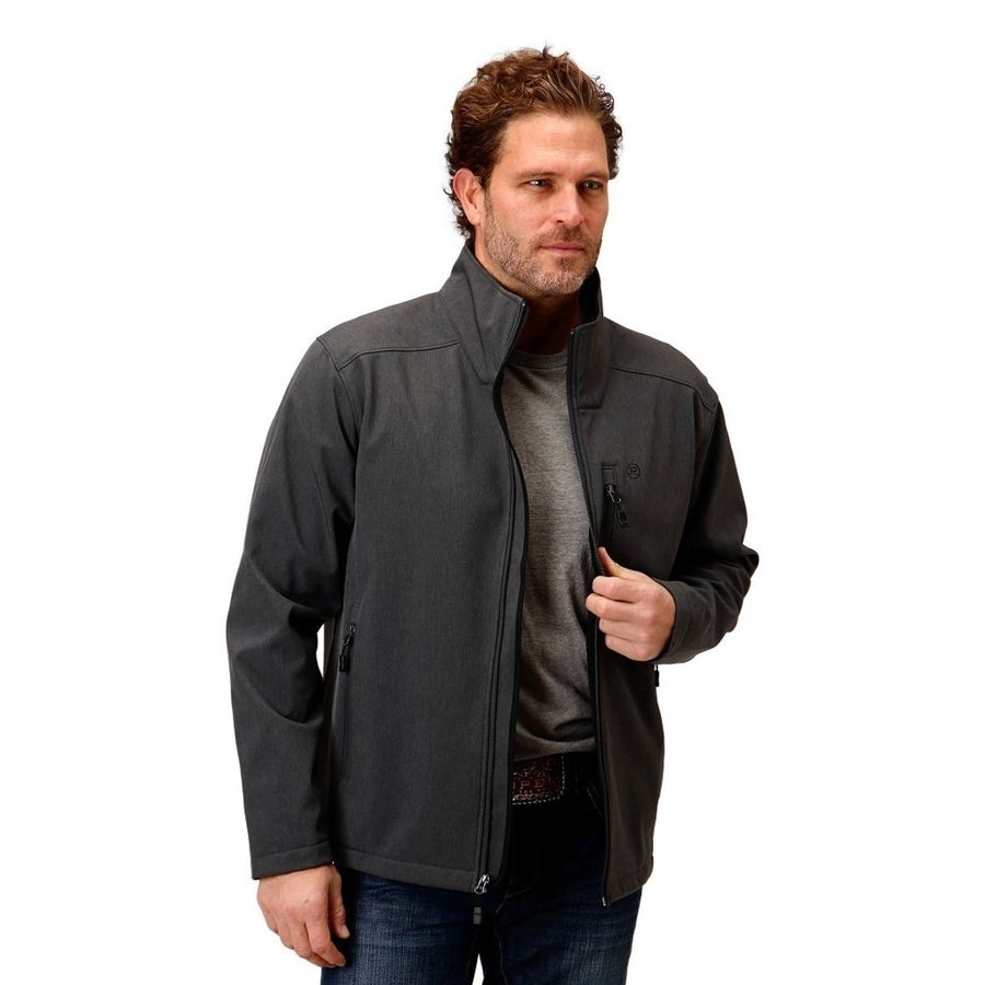 Roper Western Jacket Mens Lightweight Gray 03-097-0780-0616 GY Image 1