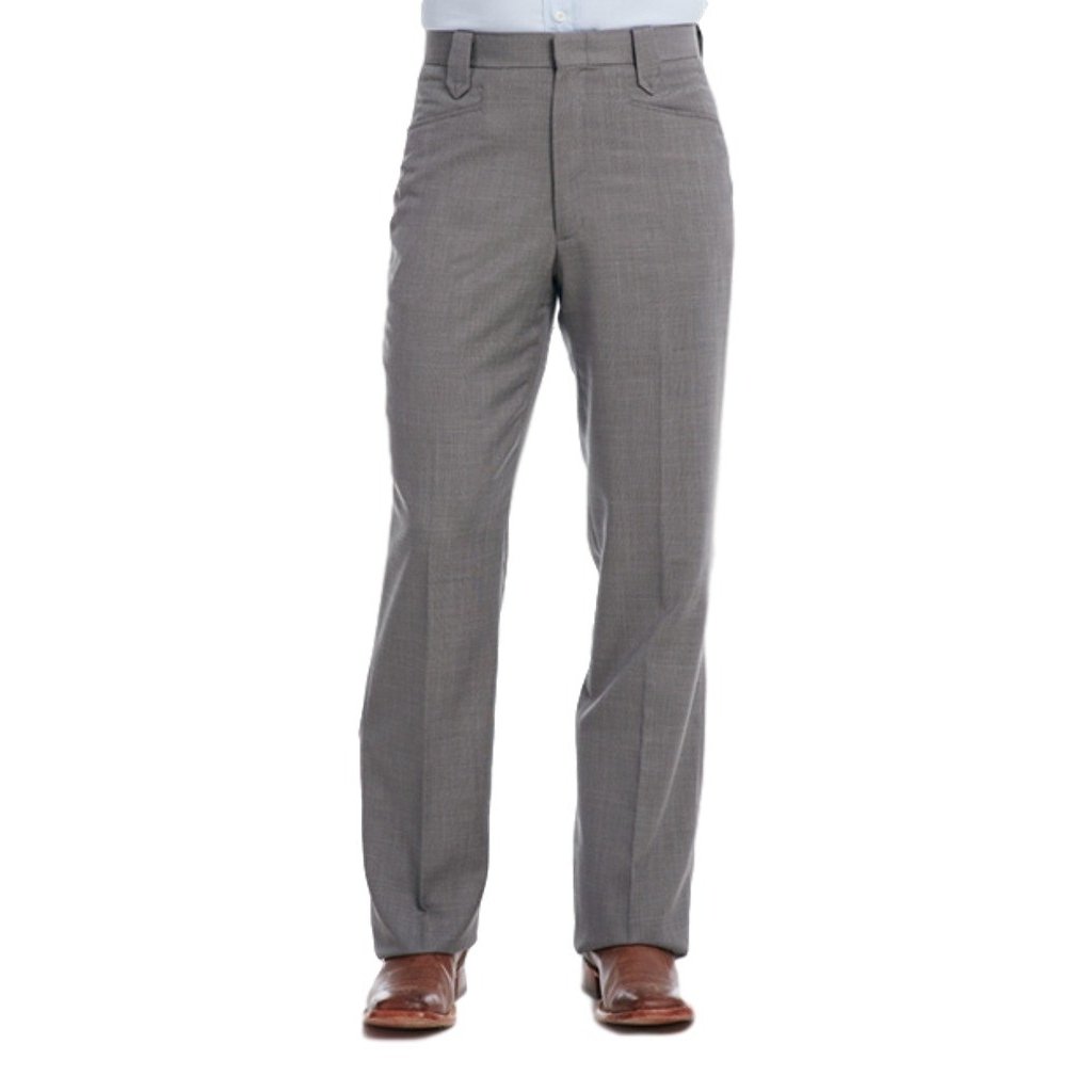 Circle S Western Pants Mens Unhemmed Expand Straight Gray CP6715 Image 1