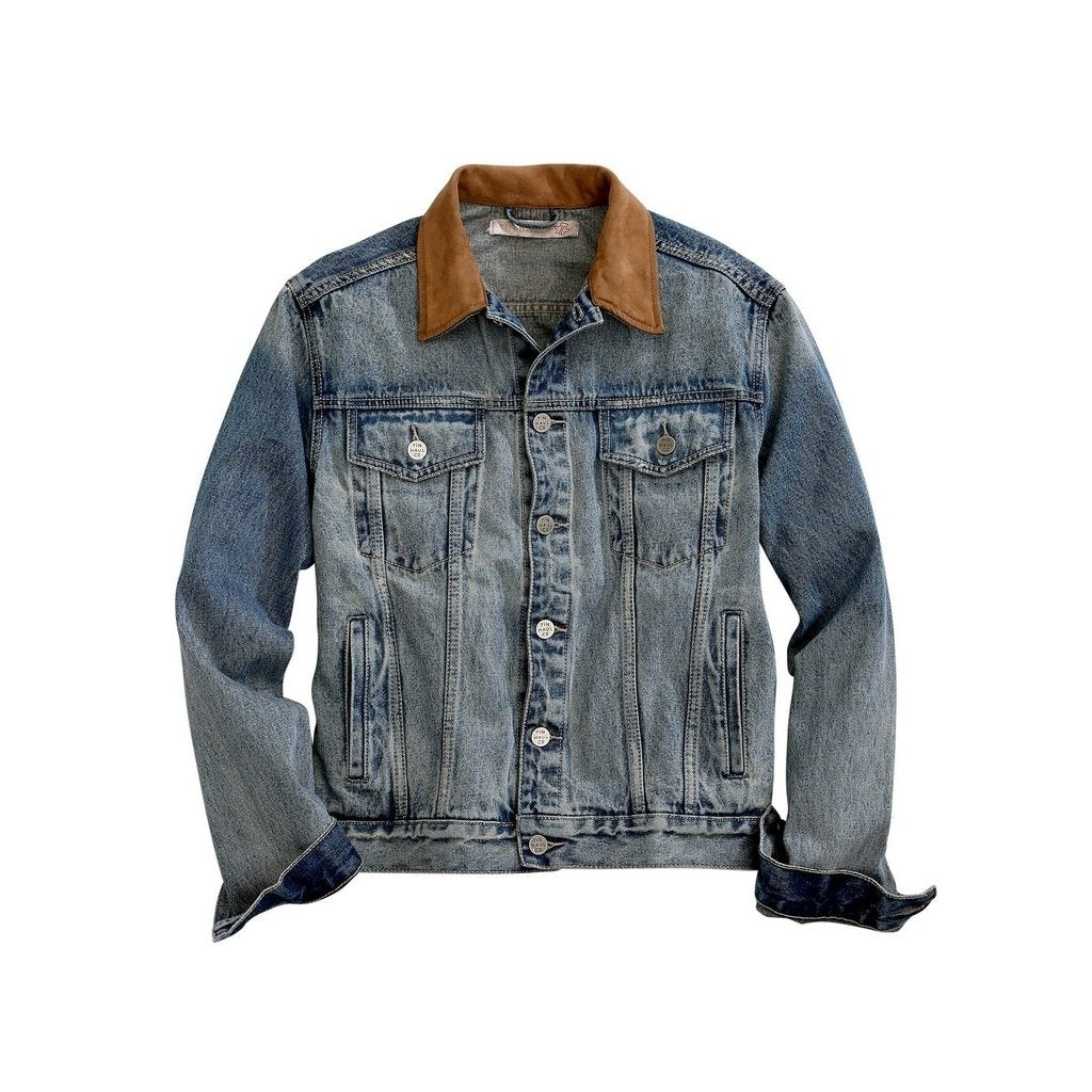 Tin Haul Western Jacket Mens Denim Button Blue 10-097-0670-7100 BU Image 1