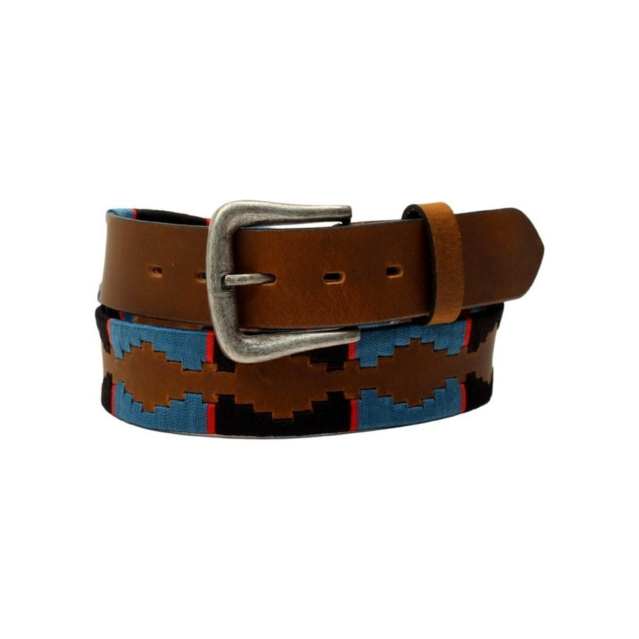 Nocona Western Belt Men Embroidery Removable Buckle Leather N210005927 Image 1