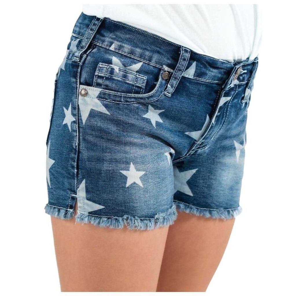 Cowgirl Tuff Western Shorts Girls Hollywood Stars Light GSHHWD Image 3