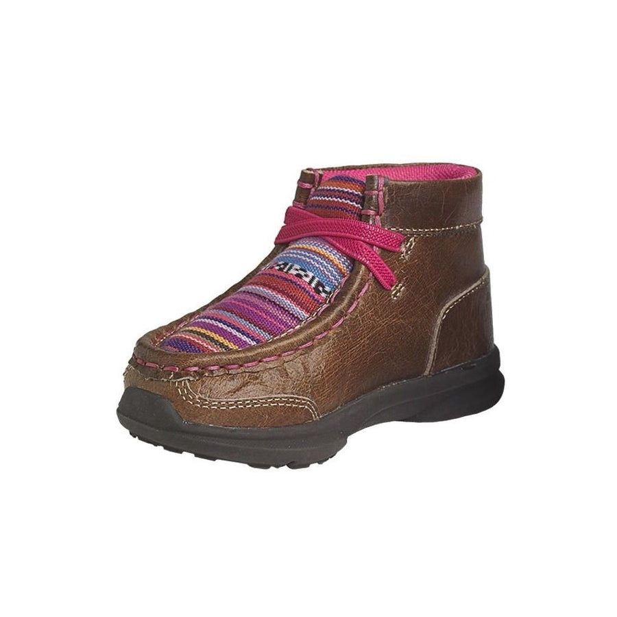 Ariat Casual Shoes Girls Aurora Lace Serape Chukka Brown A443000502 Image 1