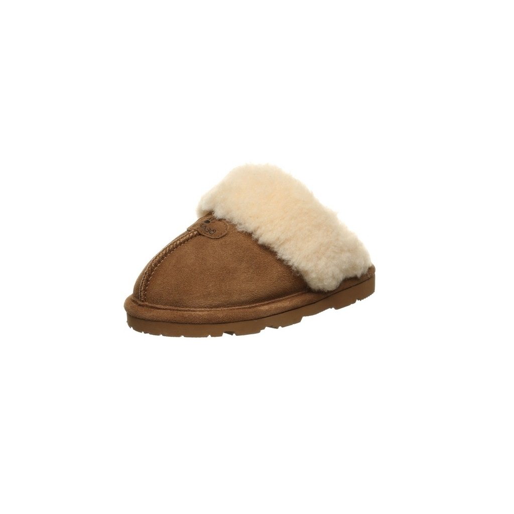 Bearpaw Casual Slippers Girls Loki Youth Cow Suede Slip On 671Y Image 1