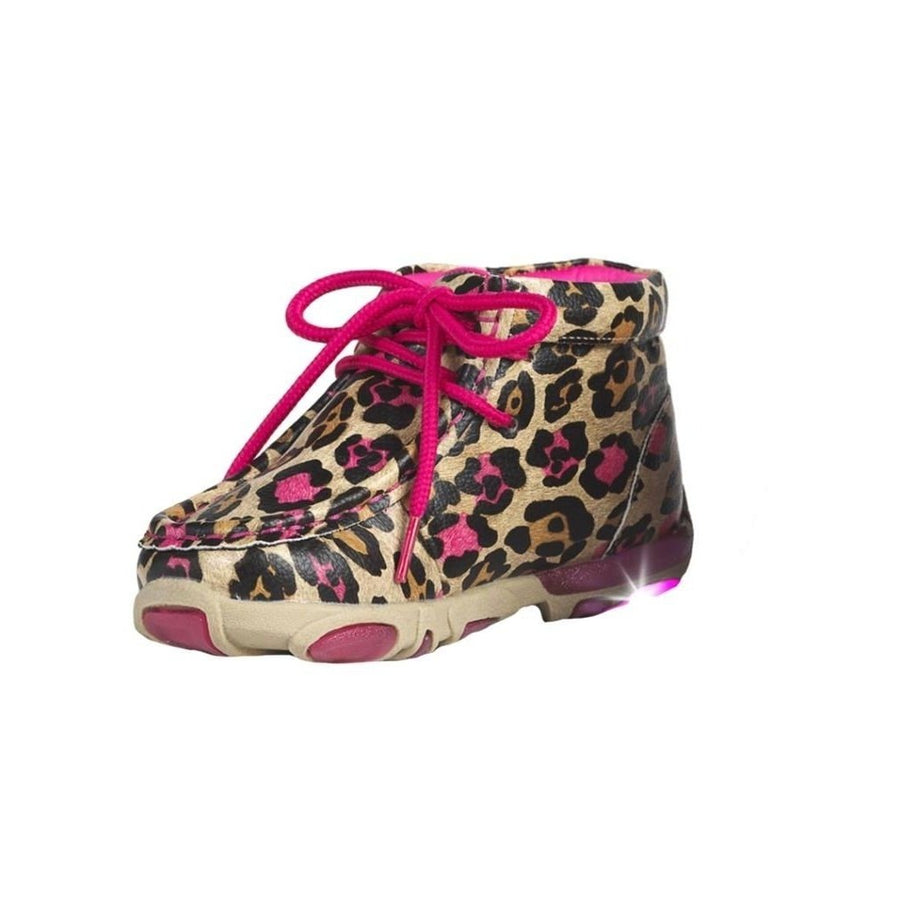 Twister Casual Shoes Girls Maisie Elastic Laces Leopard 446002630 Image 1