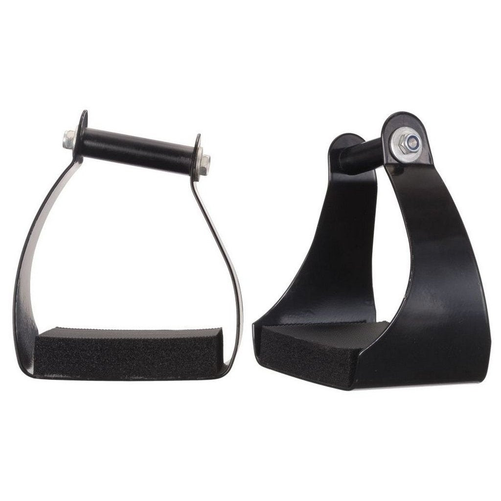 Tough 1 Stirrups Angled Aluminum Endurance Absorbing Black 57-99580 Image 1