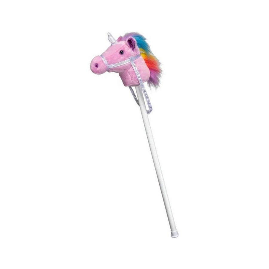 Tough 1 Stick Horse Unicorn Plush Bridle Rainbow Rein 37 87-9708 Image 1