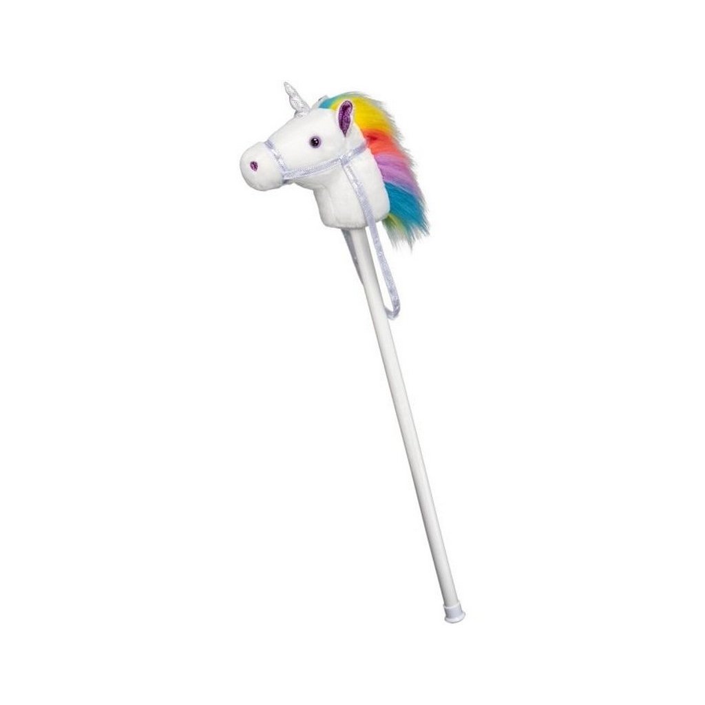 Tough 1 Stick Horse Unicorn Plush Bridle Rainbow Rein 37 87-9708 Image 1