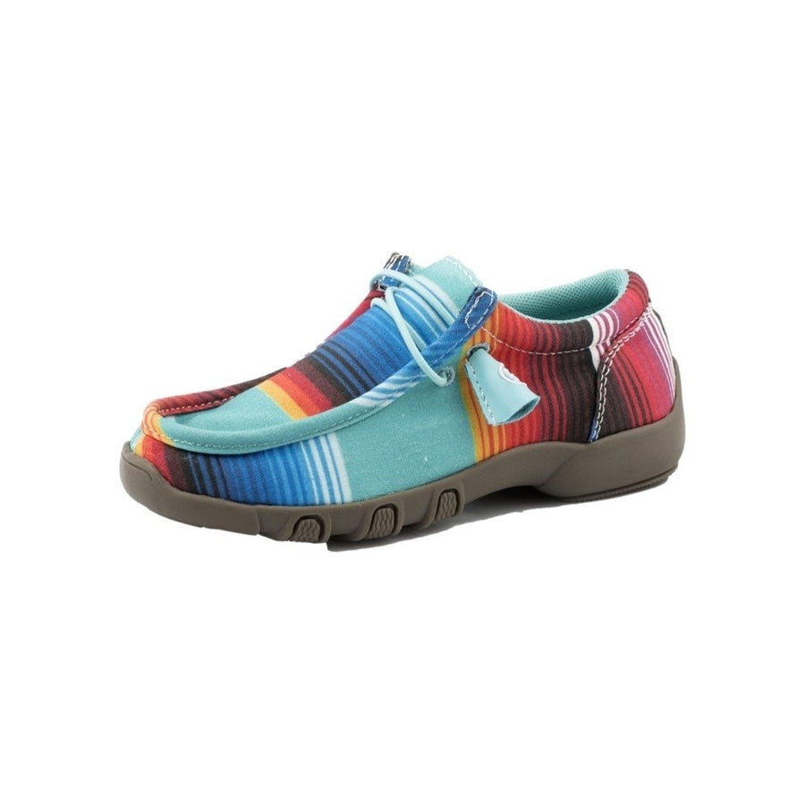 Roper Casual Shoes Boys Chillin Serape Elastic 09-018-1791-2868 BU Image 1