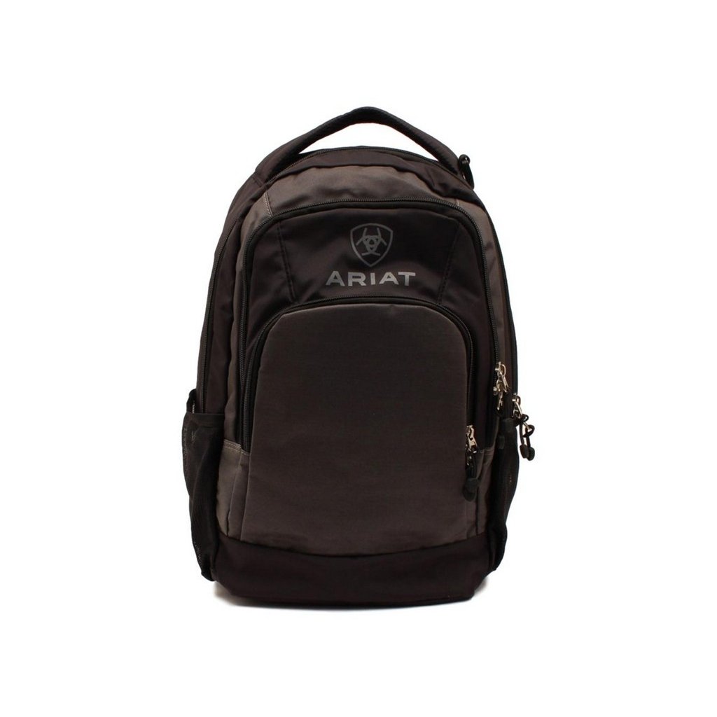 Ariat Western Backpack Top Handle Logo Pocket Gray Black A460000606 Image 1