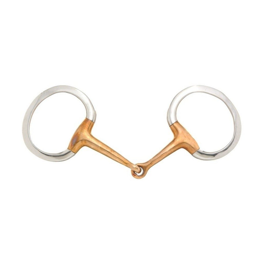 Tough 1 Bit Copper Mouth Eggbutt Snaffle 2 1/2 Stainless 25531 Image 1