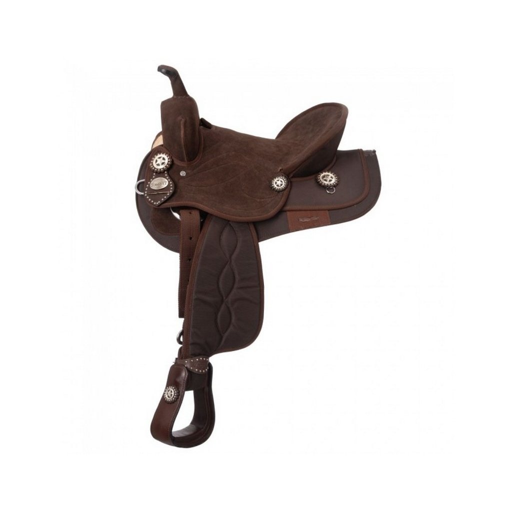 Tough 1 Western Saddle King Series Suede Full Quarter Bars KS32 Image 2