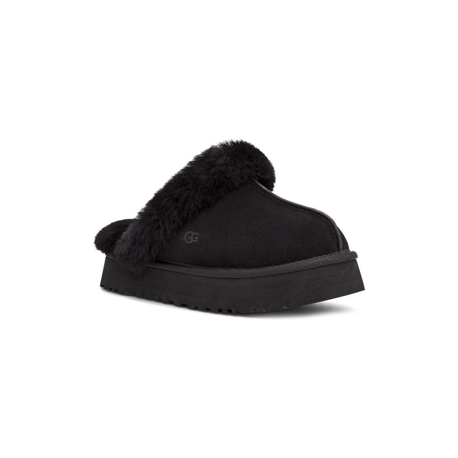 UGG Womens Disquette Slipper Black - 1122550-BLK BLACK Image 1