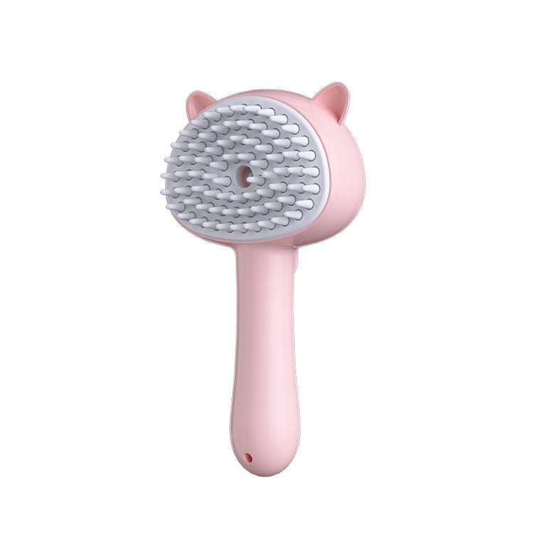 Hair Cleaning Brush With Mist Multifunctional Cat Grooming Brush Rechargeable Self Cleaning Slicker Brush For Pets Dogs Image 3