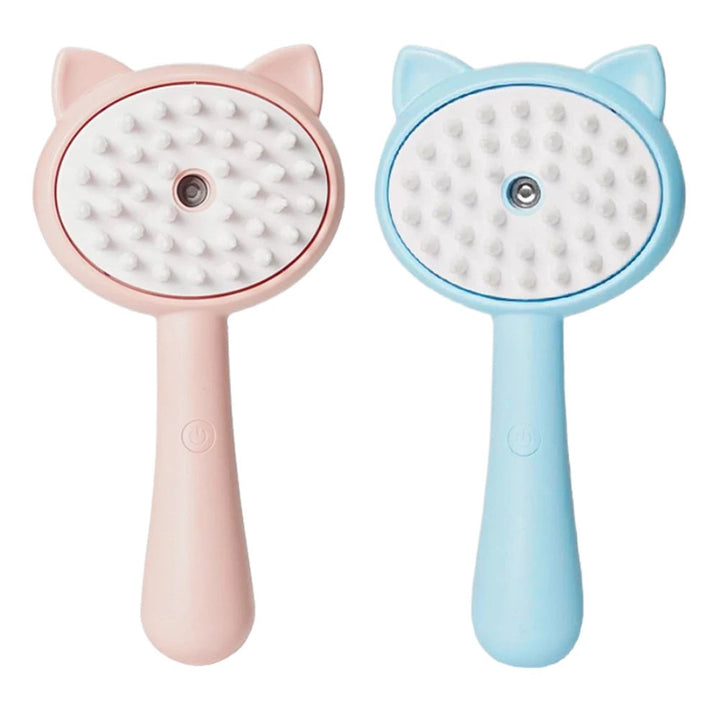 Hair Cleaning Brush With Mist Multifunctional Cat Grooming Brush Rechargeable Self Cleaning Slicker Brush For Pets Dogs Image 6