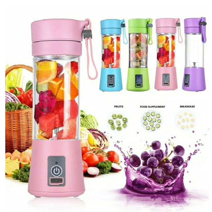 Portable Blender With USB Rechargeable Mini Kitchen Fruit Juice Mixer Home Simple Portable Electric Mini Juicer Image 1