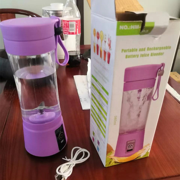 Portable Blender With USB Rechargeable Mini Kitchen Fruit Juice Mixer Home Simple Portable Electric Mini Juicer Image 7