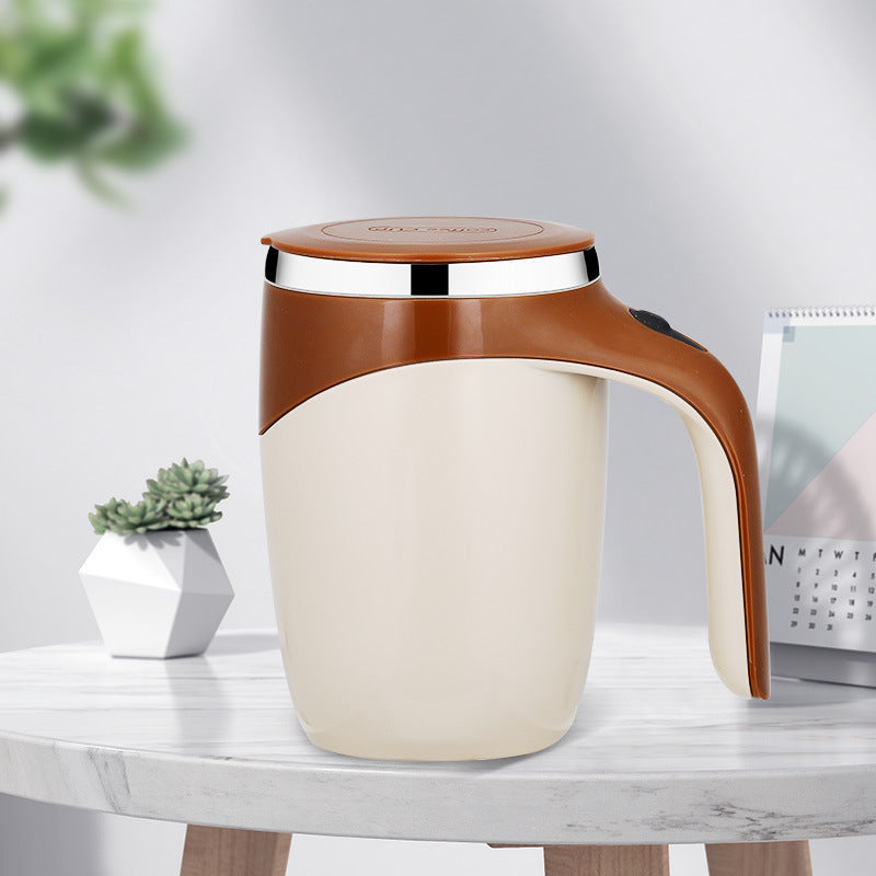 Rechargeable Model Automatic Stirring Cup Coffee Cup High Value Electric Stirring Cup Lazy Milkshake Rotating Magnetic Image 2