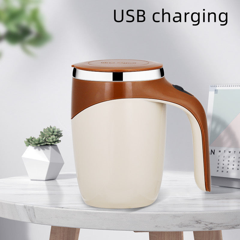 Rechargeable Model Automatic Stirring Cup Coffee Cup High Value Electric Stirring Cup Lazy Milkshake Rotating Magnetic Image 9