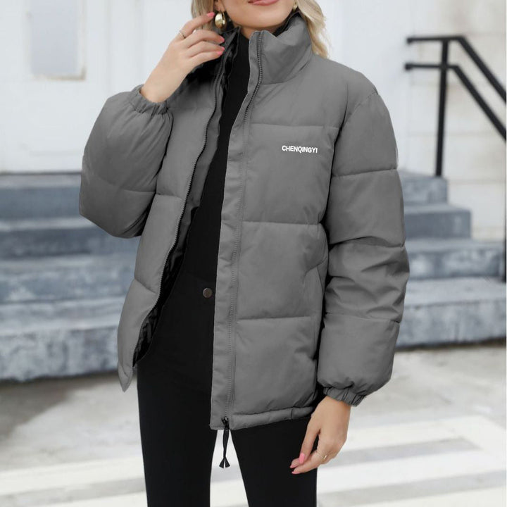 Winter Coat Women Casual Windproof Down Cotton Coat Warm Thickened Jacket Solid Outwear All-match Loose Tops Clothing Image 2