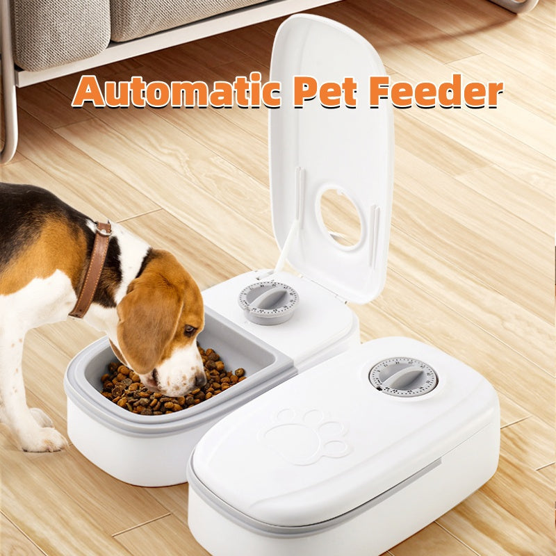 Automatic Pet Feeder Smart Food Dispenser For Cats Dogs Timer Stainless Steel Bowl Auto Dog Cat Pet Feeding Pets Image 1