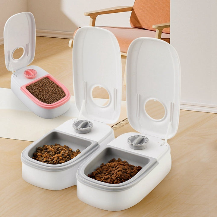 Automatic Pet Feeder Smart Food Dispenser For Cats Dogs Timer Stainless Steel Bowl Auto Dog Cat Pet Feeding Pets Image 6