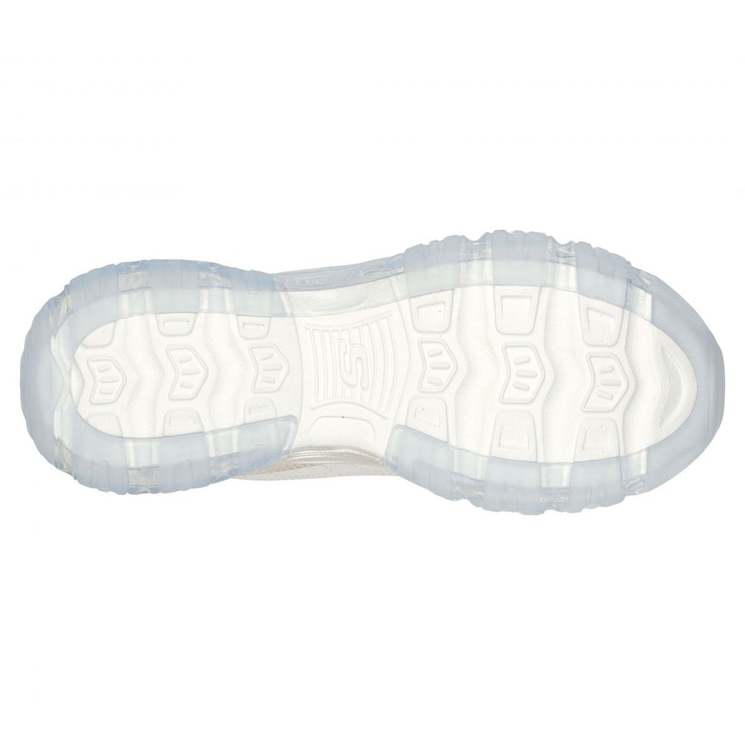 Skechers Womens DLites Crystal - Let it Snow White/Light Blue - 149258-WLB WHITE/LIGHT BLUE Image 4