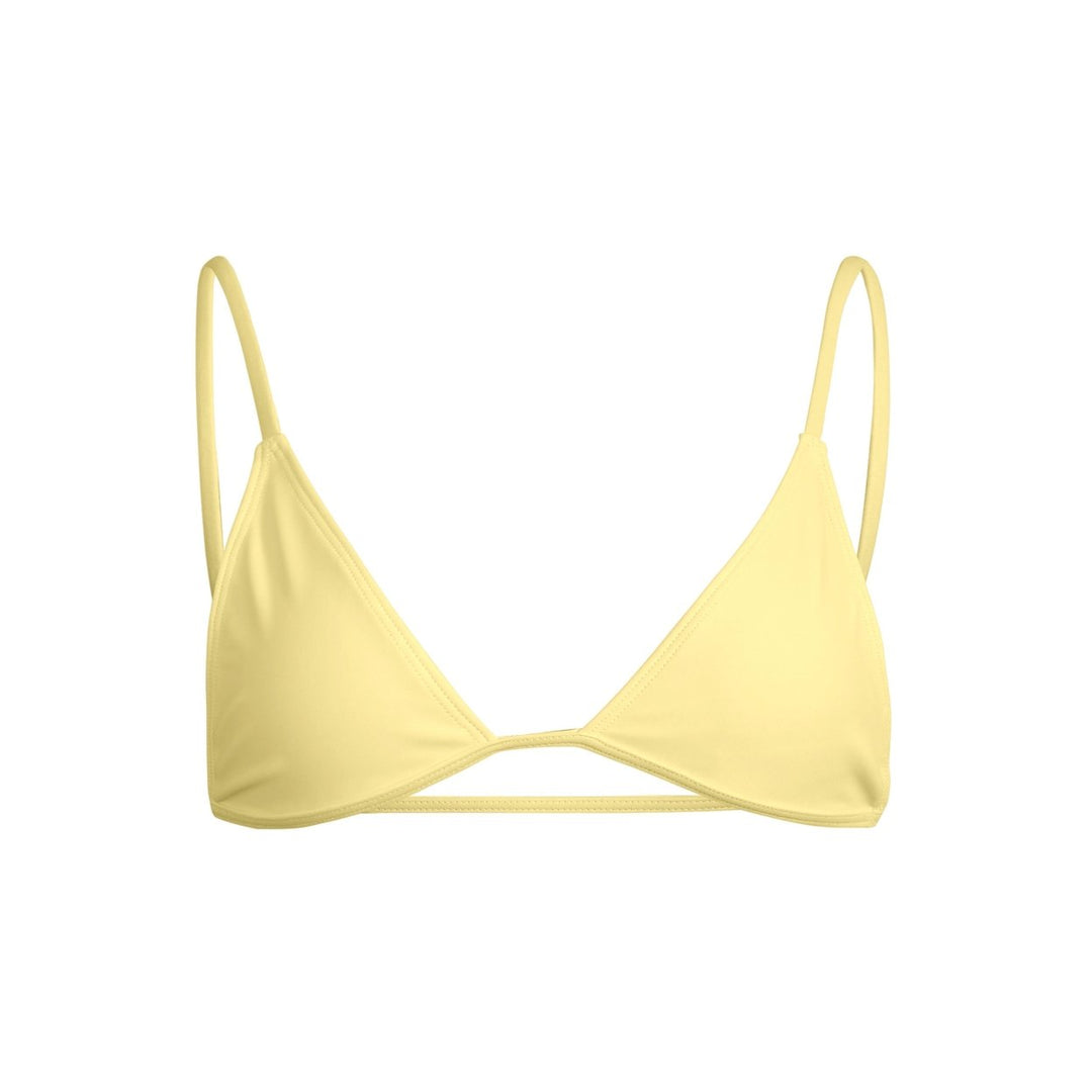 LUCID BIJOU BIKINI TOP Colada Yellow Adjustable Comfortable Size Small Image 4