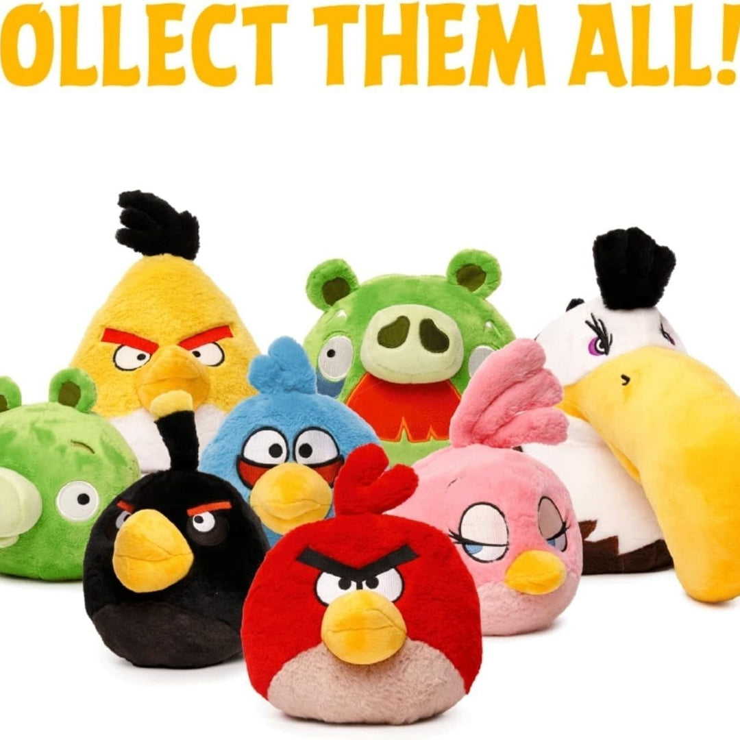 Mighty Mojo Angry Birds Plush 12 Inch Red Yellow Green Soft Collectible Dolls Image 8