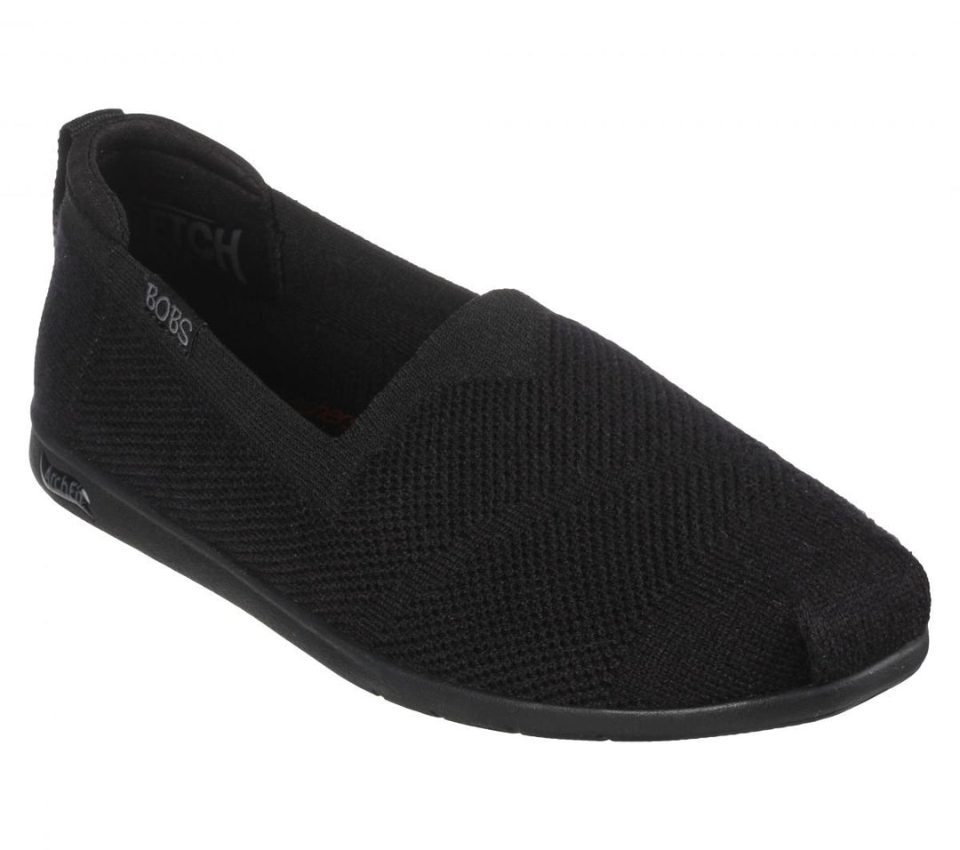 Skechers Womens Arch Fit Plush - Breezy Babe Slip-On Black/Black - 114109-BBK black/black Image 2