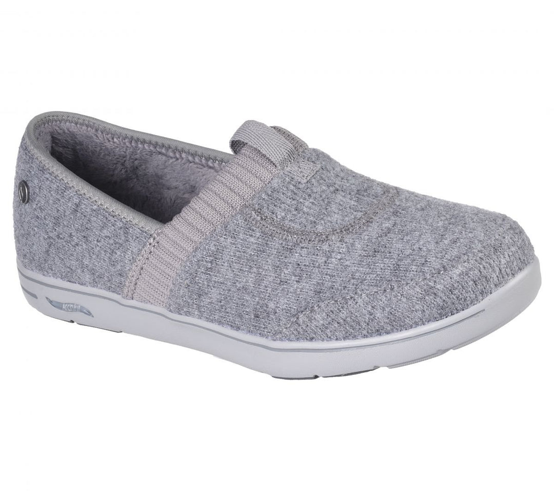 Skechers Womens Arch Fit Lounge - Be Calm Slip-On Charcoal - 175166-CHAR CHARCOAL Image 2