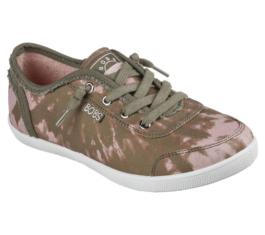 Skechers Womens BOBS B Cute - Mystic Boho Sneaker Olive/Multi - 113838-OLMT Olive/Multi Image 1