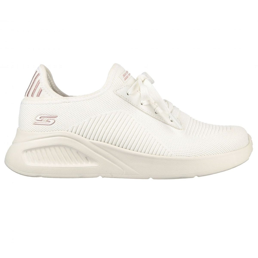 Skechers Womens BOBS Buno - Call Me Sneaker White - 117152-WHT WHITE Image 1