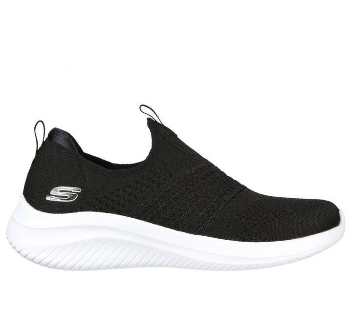 Skechers Womens Ultra Flex 3.0 - Classy Charm Sneaker Black/White - 149855-BKW BLACK/WHITE Image 1