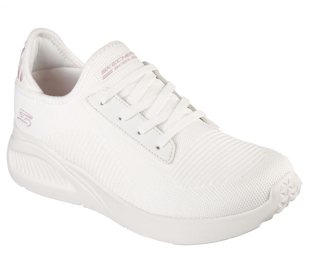 Skechers Womens BOBS Buno - Call Me Sneaker White - 117152-WHT WHITE Image 2