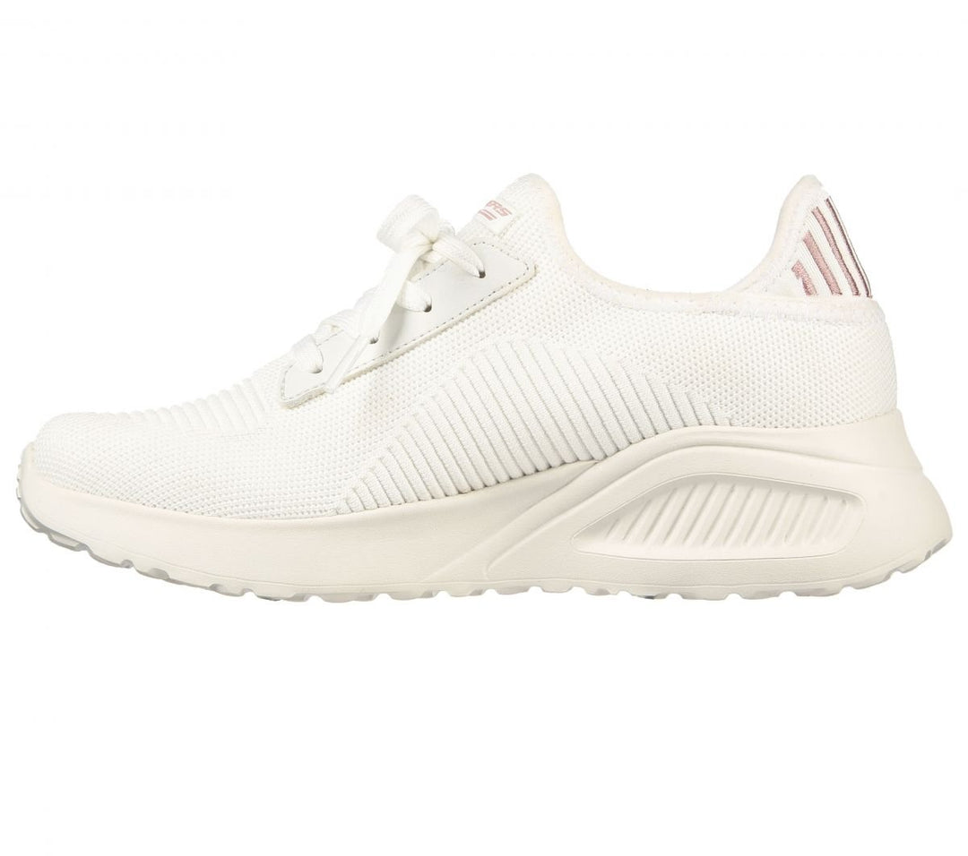 Skechers Womens BOBS Buno - Call Me Sneaker White - 117152-WHT WHITE Image 3