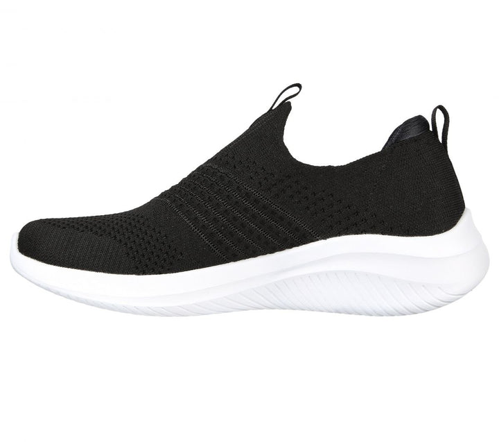 Skechers Womens Ultra Flex 3.0 - Classy Charm Sneaker Black/White - 149855-BKW BLACK/WHITE Image 3