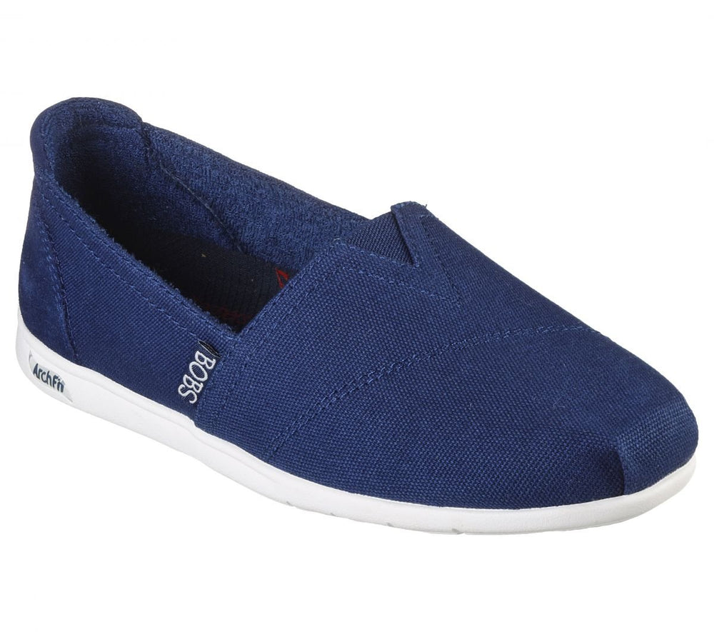 Skechers Womens Arch Fit Plush - For3ver Luv Slip-On Navy - 114108-NVY Navy Image 2