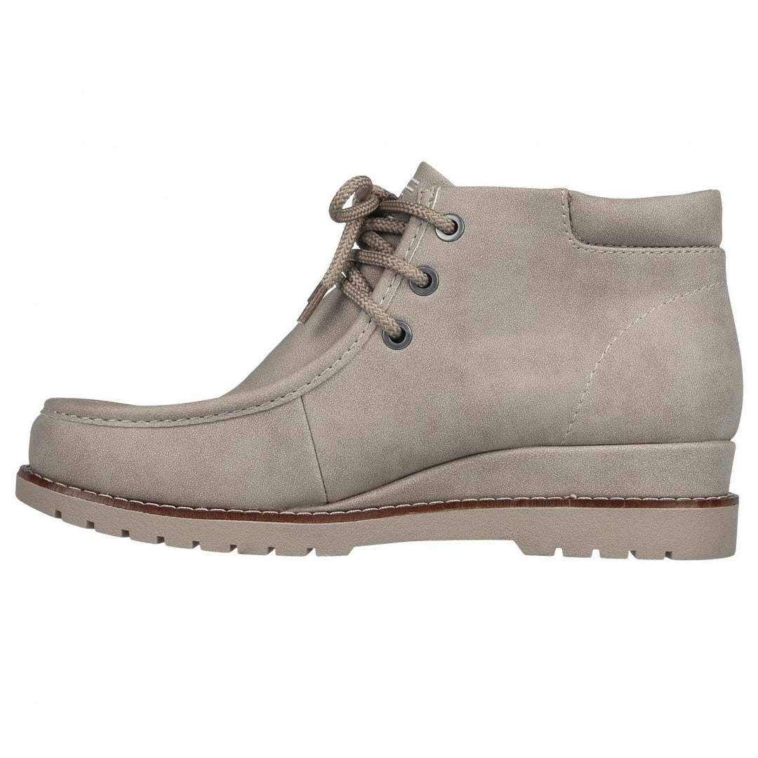 Skechers Womens Chill Wedge - Elevated Bliss Boot Taupe - 114717-TPE TAUPE Image 3