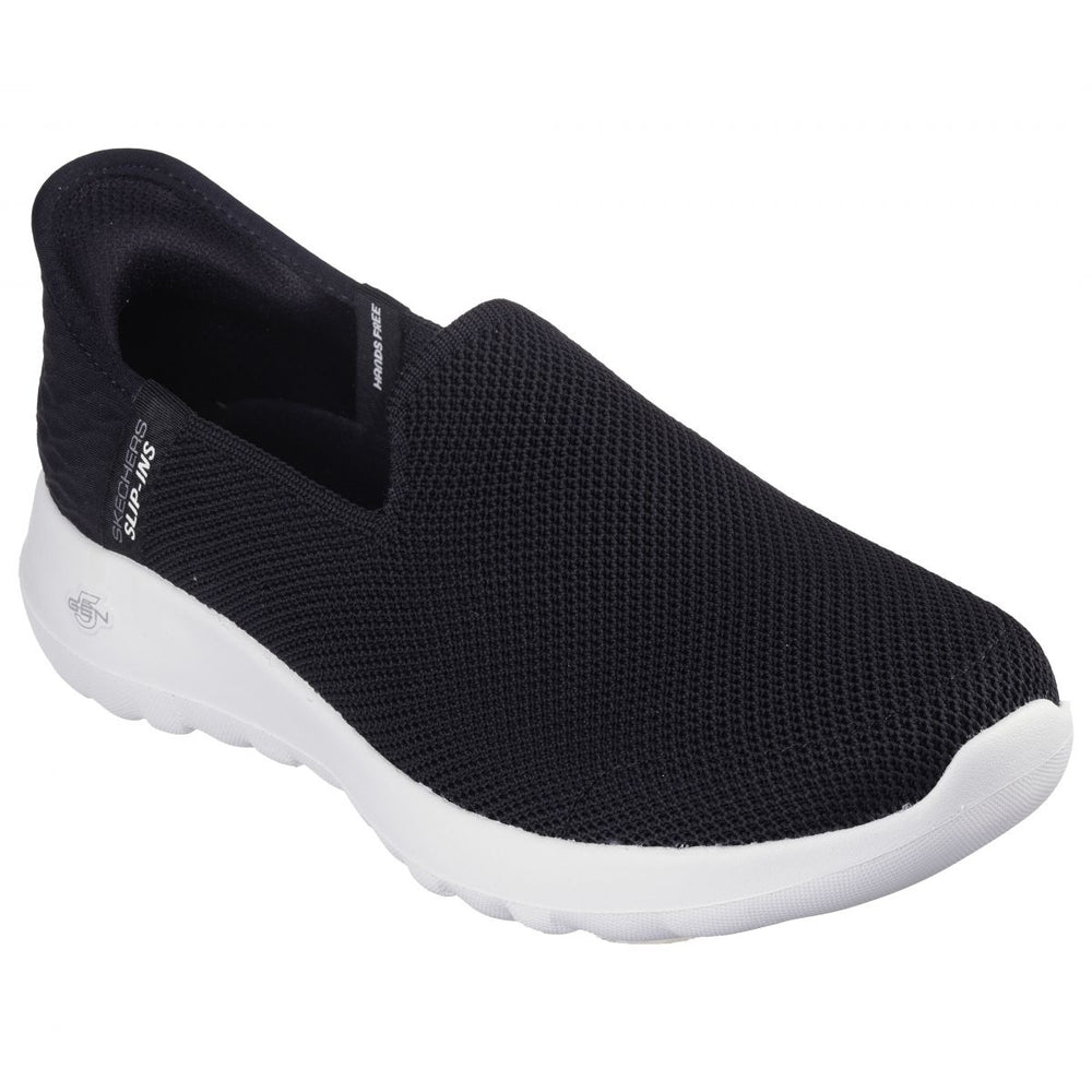 Skechers Womens Go Walk Joy - Vela Sneaker Black/White - 124641-BKW Black / White Image 2