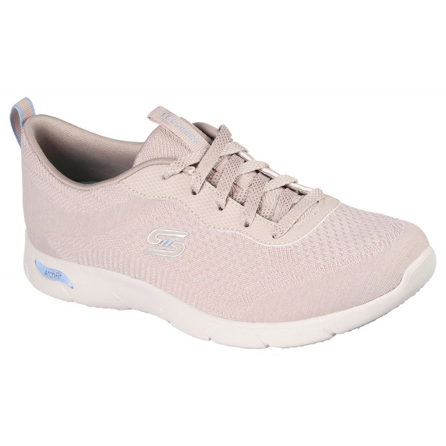 Skechers Womens Arch Fit Refine - Lavish Wish Sneaker Taupe - 104272-TPE TAUPE Image 1