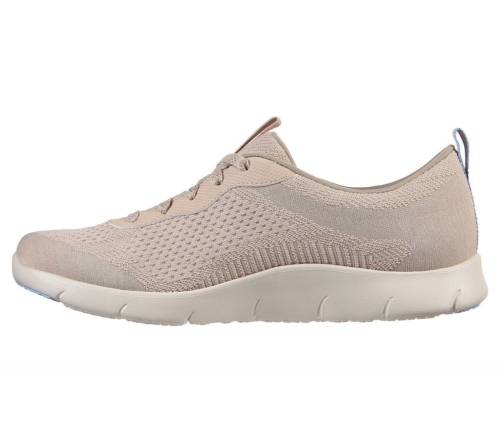 Skechers Womens Arch Fit Refine - Lavish Wish Sneaker Taupe - 104272-TPE TAUPE Image 2