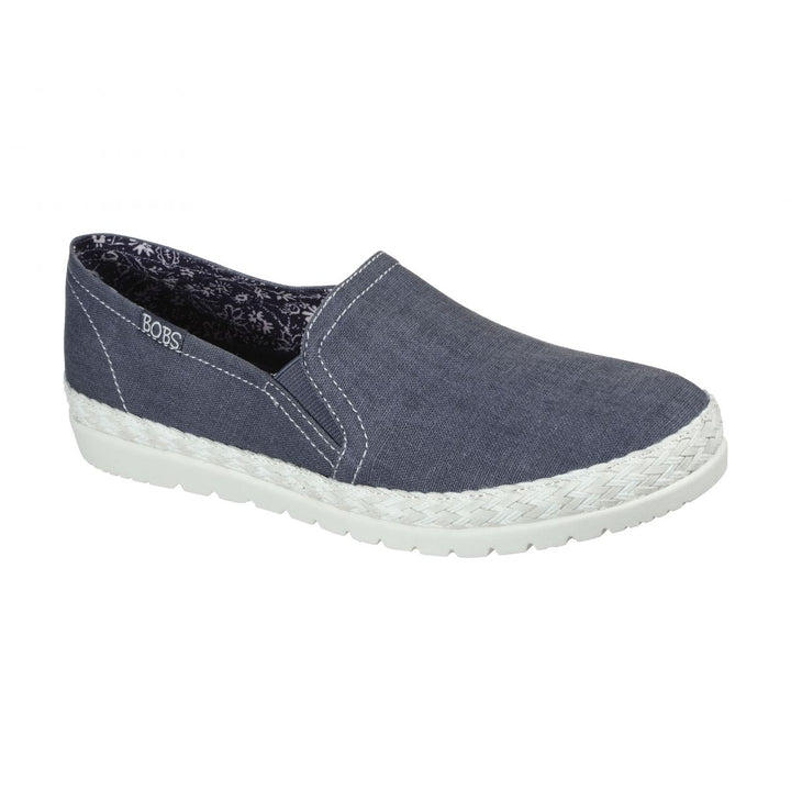 Skechers Womens BOBS Flexpadrille 3.0 - Morning Mist Slip-On Sneaker Navy - 113241-NVY Navy Image 2