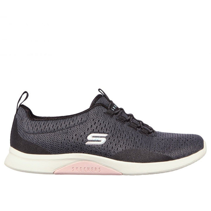 Skechers Womens Esla - Fine Moment Sneaker Black/Light Pink - 104225-BKLP BLACK/LIGHT PINK Image 1