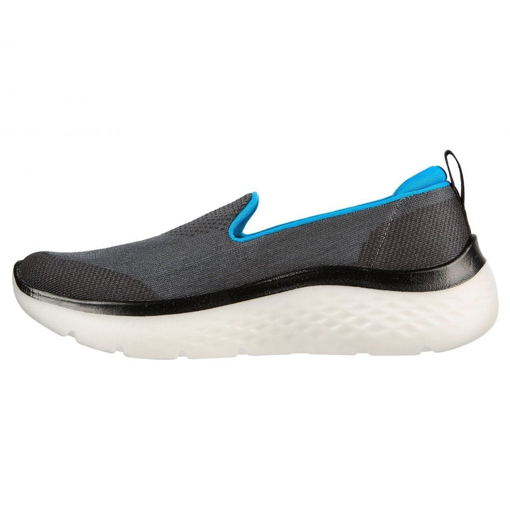 Skechers Womens Go Walk Hyper Burst - Lunar Mars Slip-on Sneaker Black/Turquoise - 124577-BKTQ BLACK/TURQUOISE Image 3