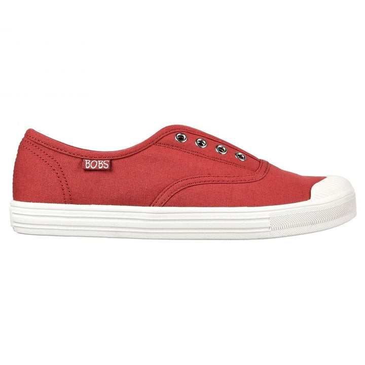 Skechers Womens BOBS B Cool - Jam Star Sneaker Dark Red - 113826-DKRD DARK RED Image 1