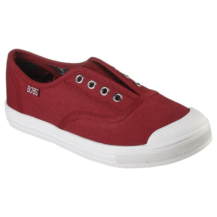 Skechers Womens BOBS B Cool - Jam Star Sneaker Dark Red - 113826-DKRD DARK RED Image 2