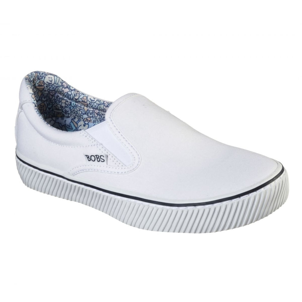 Skechers Womens BOBS B Wild - Secret Star Sneaker White - 113197/WHT WHITE Image 2