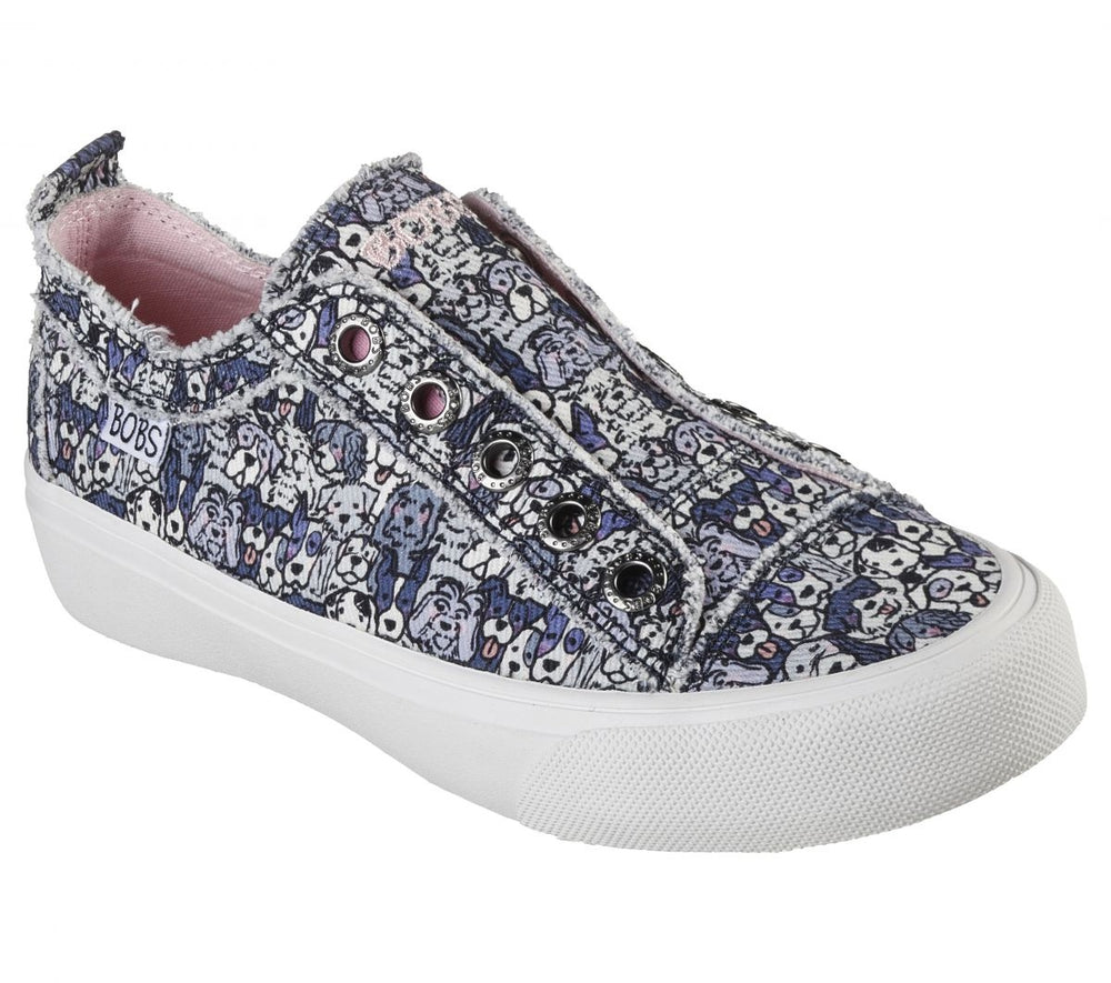 Skechers Womens BOBS B Free - Mutt Melody Sneaker Navy Multi - 113630-NVMT NAVY/MULTI Image 2