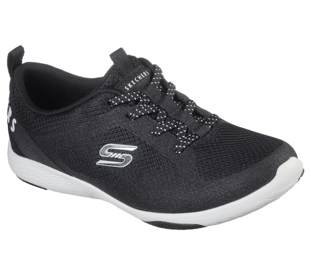 Skechers Womens Lolow Sneaker Black - 104028-BLK BLACK Image 1